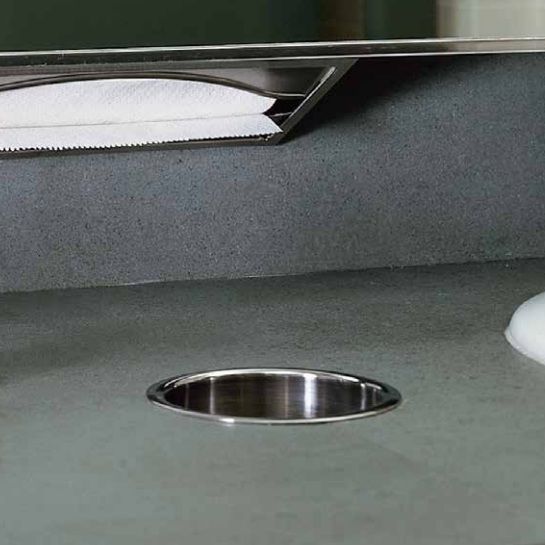 Bobrick Countertop Circular Waste Chute