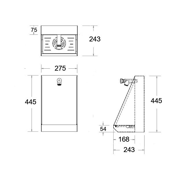 single bottle filling trough