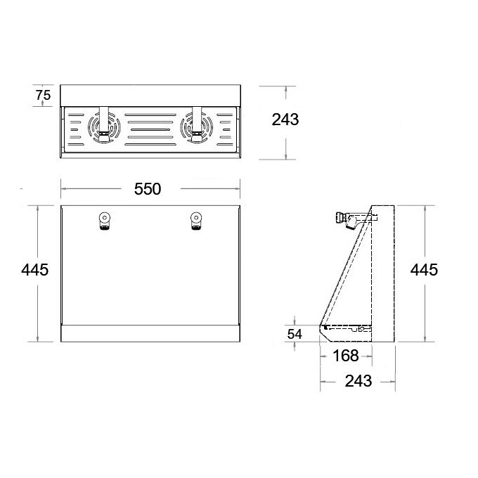 double bottle filling station