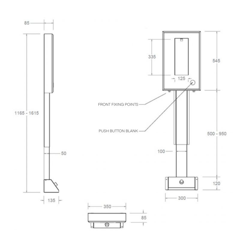 foot operated bottle filler