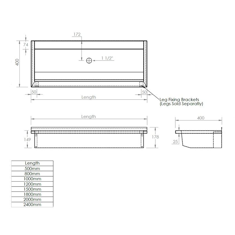 stainless steel hand washing troughs