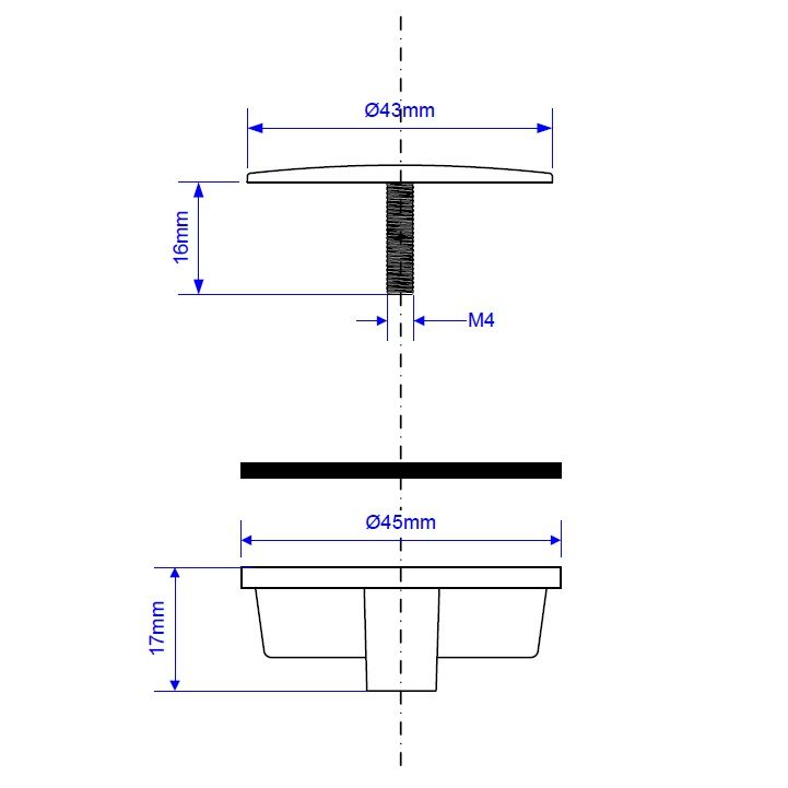 stainless steel tap hole blank