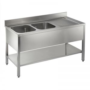 Double bowl catering discount sink