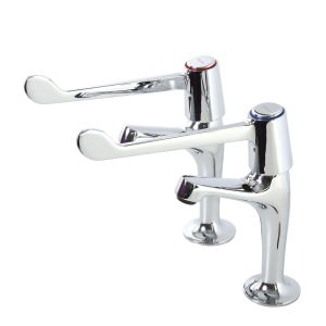 High Neck 6 Inch Lever Operated Sink Taps image