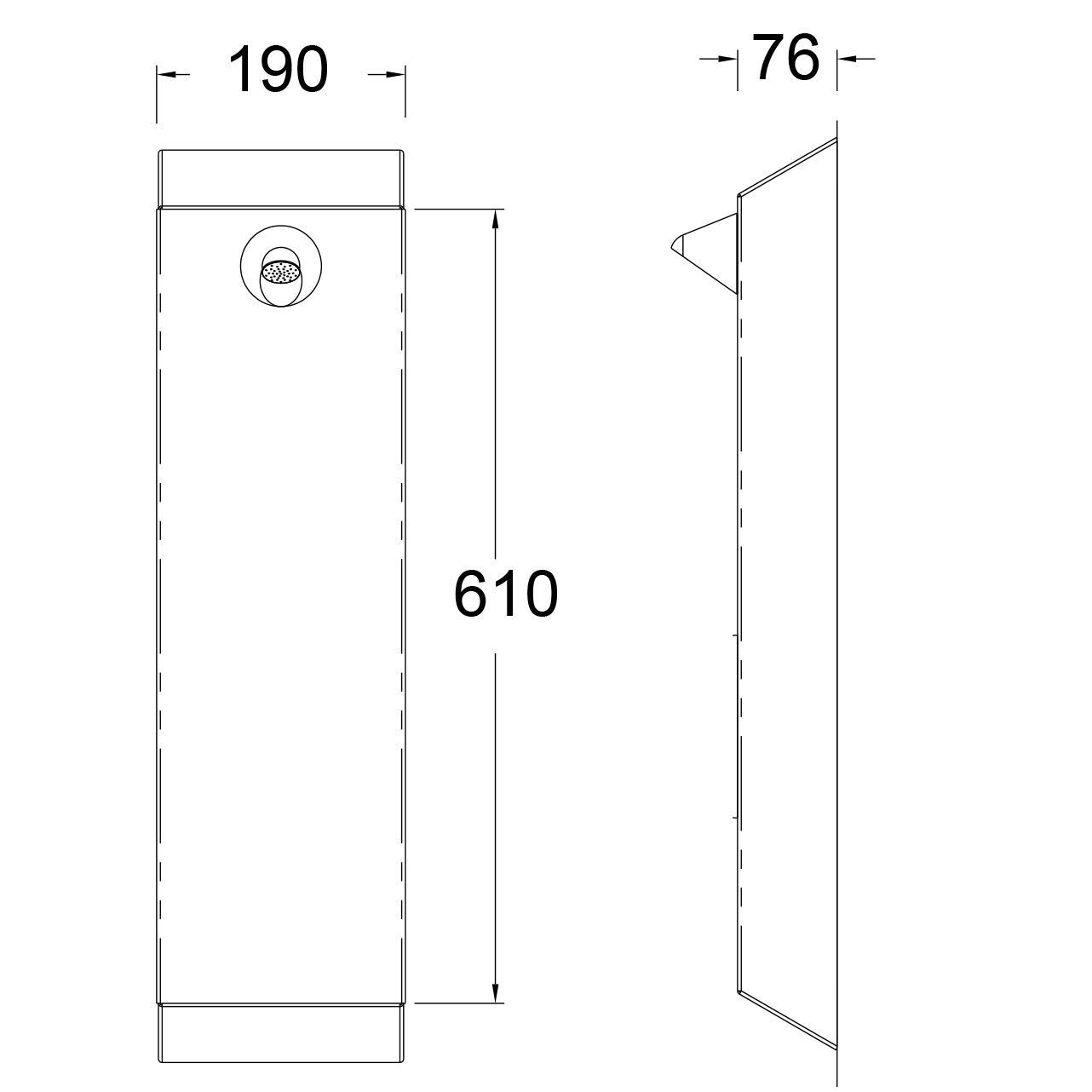 Shower Panel